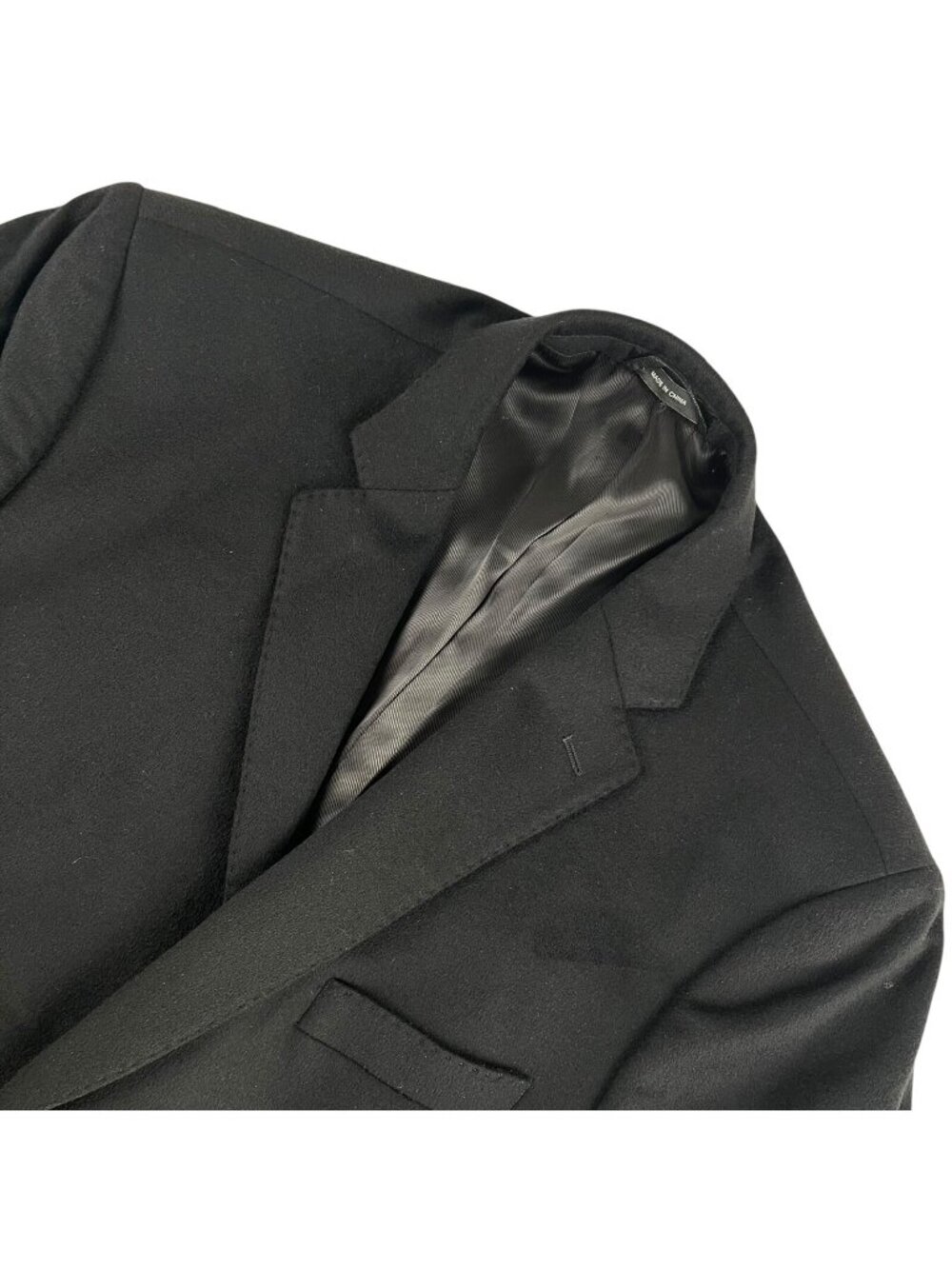 Black Brown 1826 Men’s 100% Cashmere Blazer Jacket Black • 46R